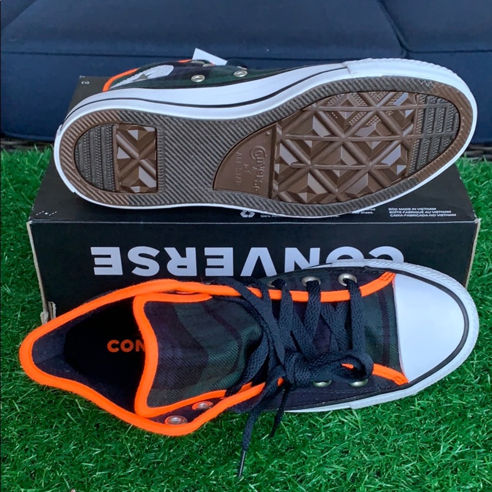 Converse CTAS hi green/brown/white women’s - Picture 4 of 16